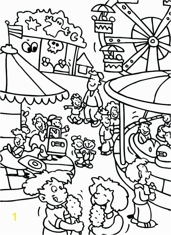 county fair coloring pages