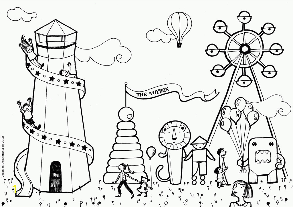 county fair coloring pages for kids