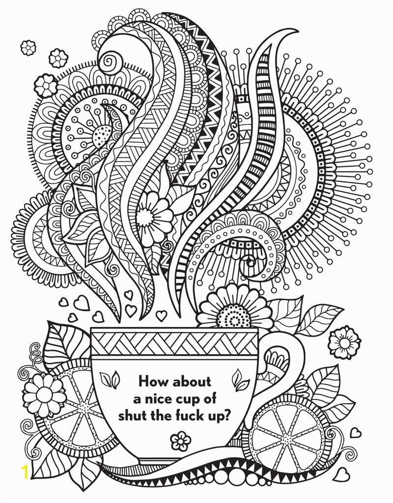 swear word adult coloring pages