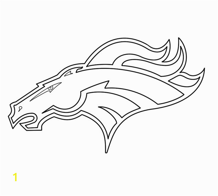 denver broncos coloring pages printable