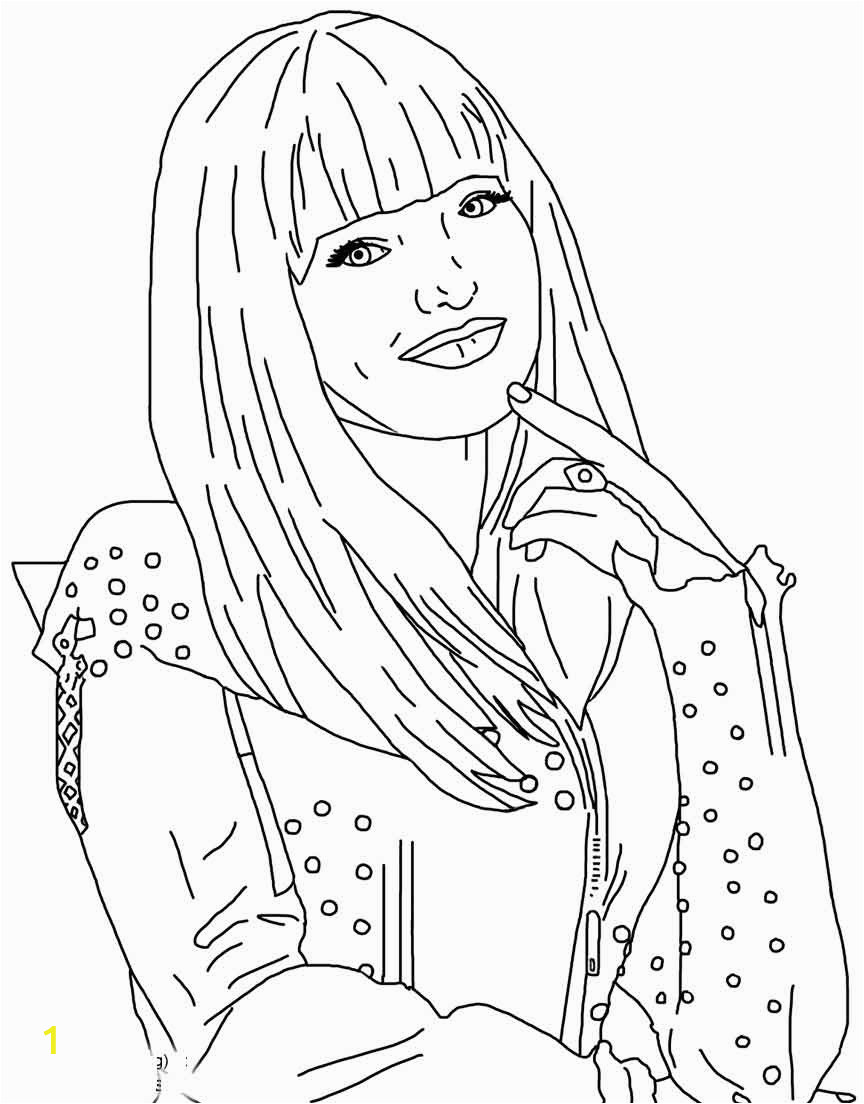 Free Printable Descendants 2 Coloring Pages Mal From Descendants Coloring Pages Free Printable