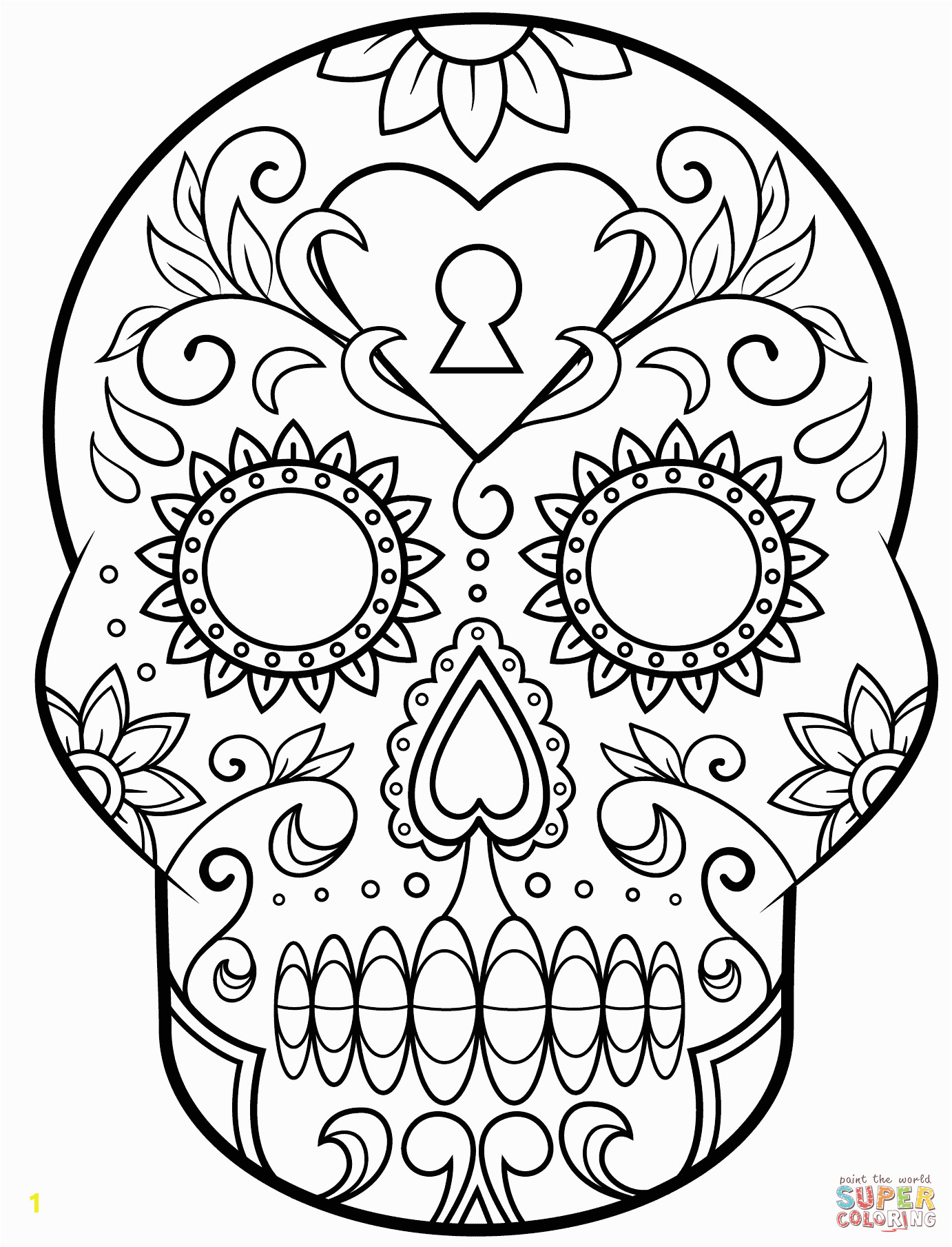 day of the dead sugar skull