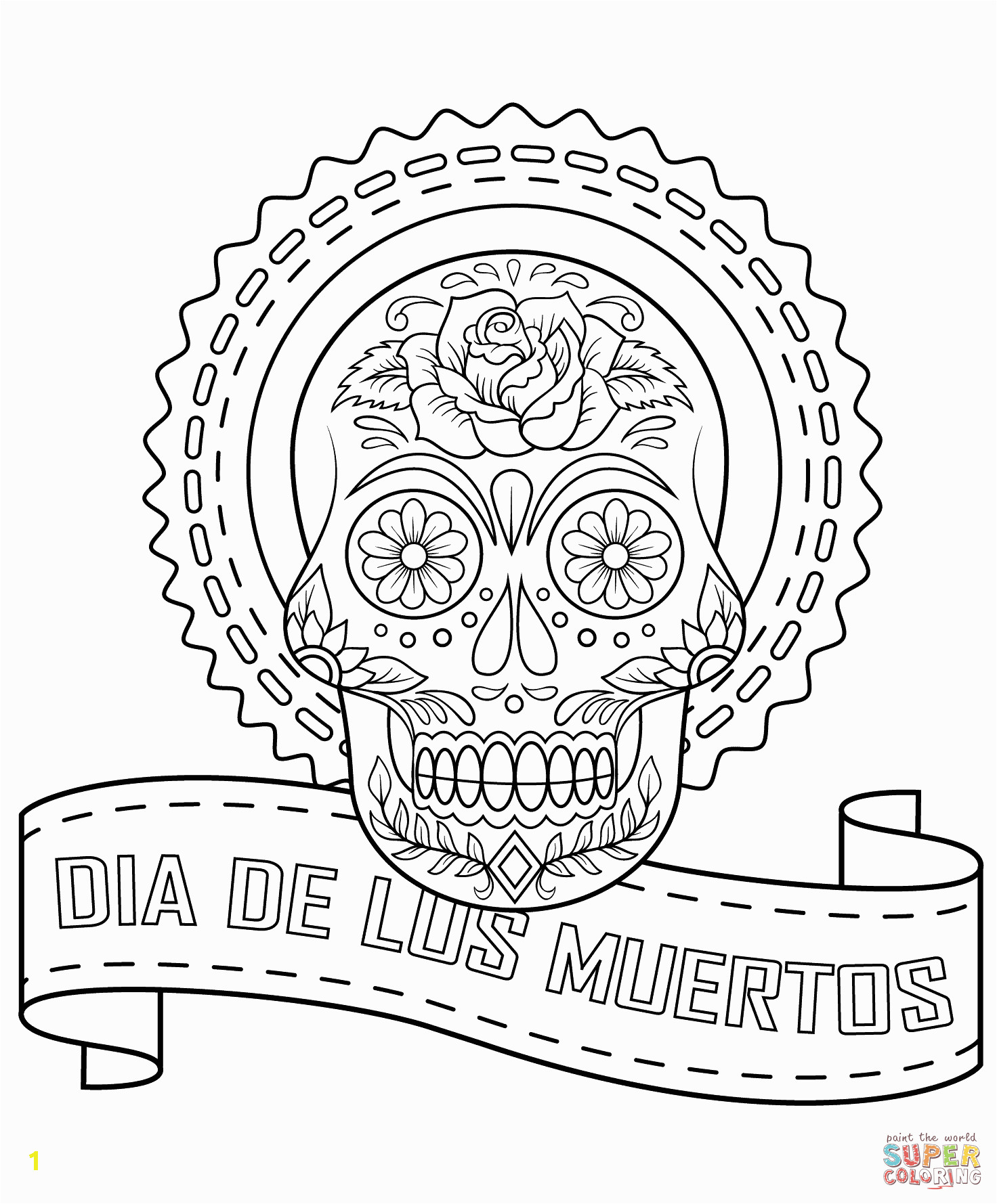 dia de los muertos sugar skull