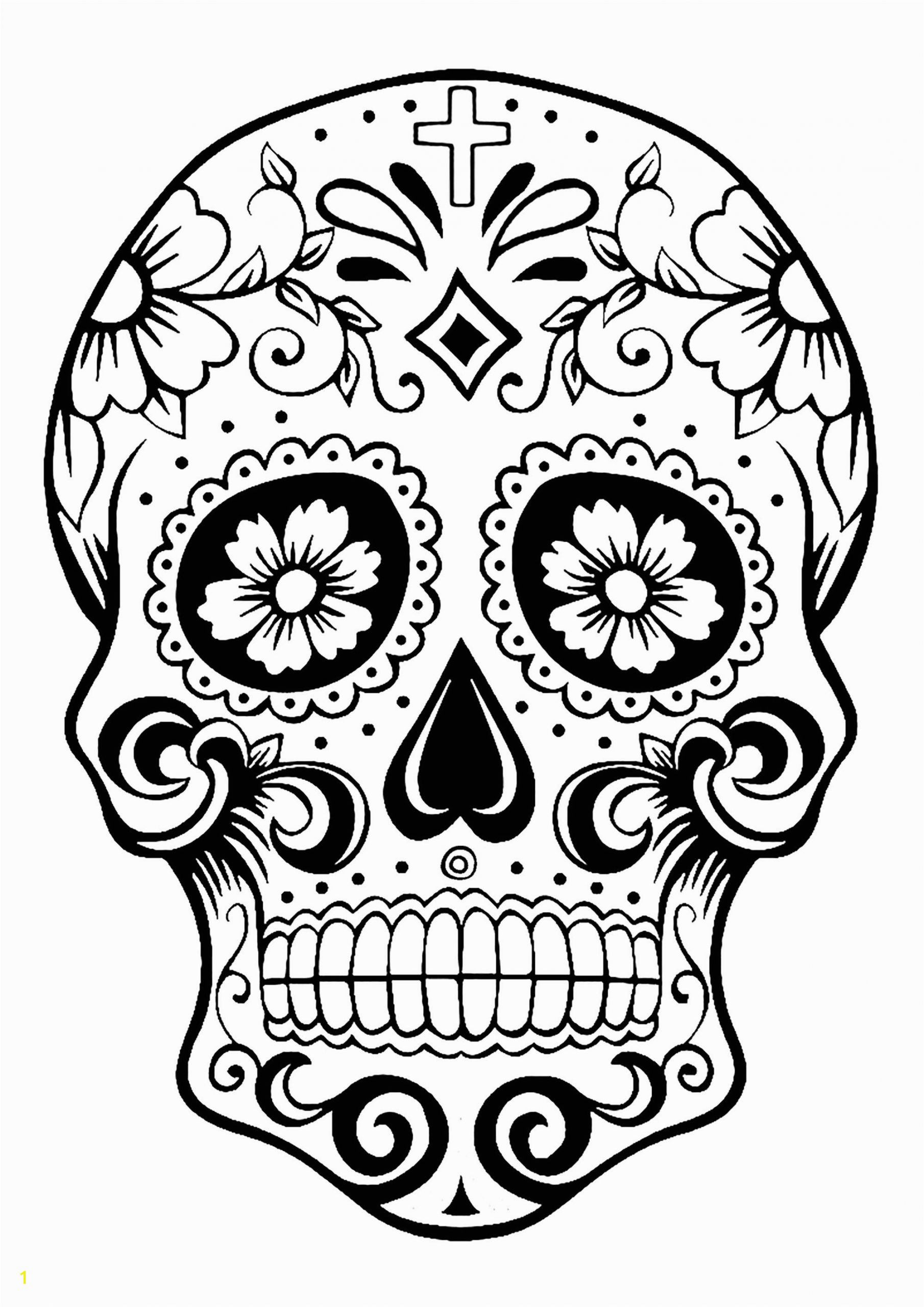 Free Printable Dia De Los Muertos Coloring Pages El Dia De Los Muertos 2 El Da De Los Muertos Adult