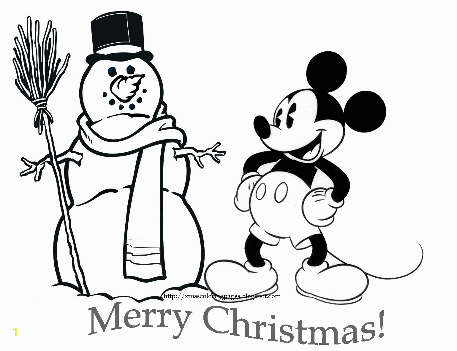 christmas coloring pages of disney