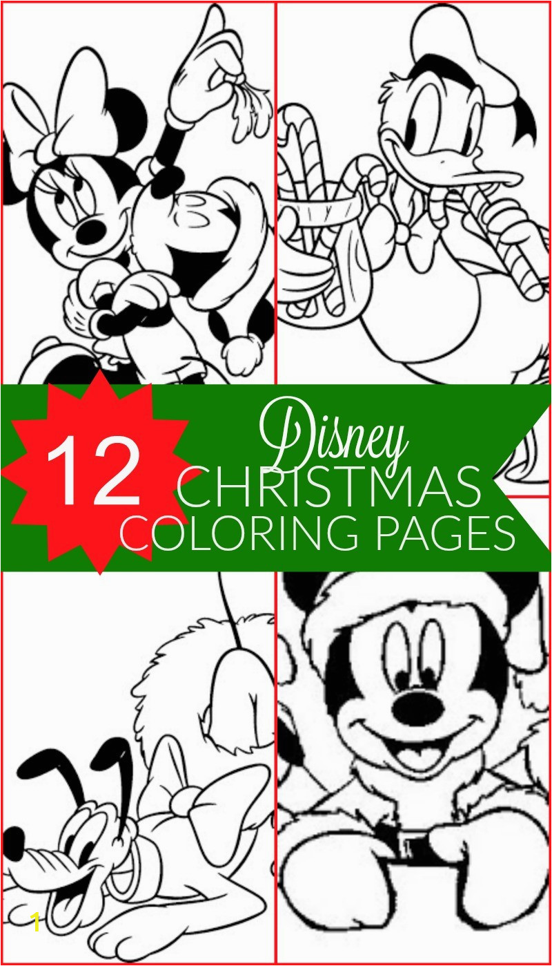 free disney christmas printable coloring pages for kids