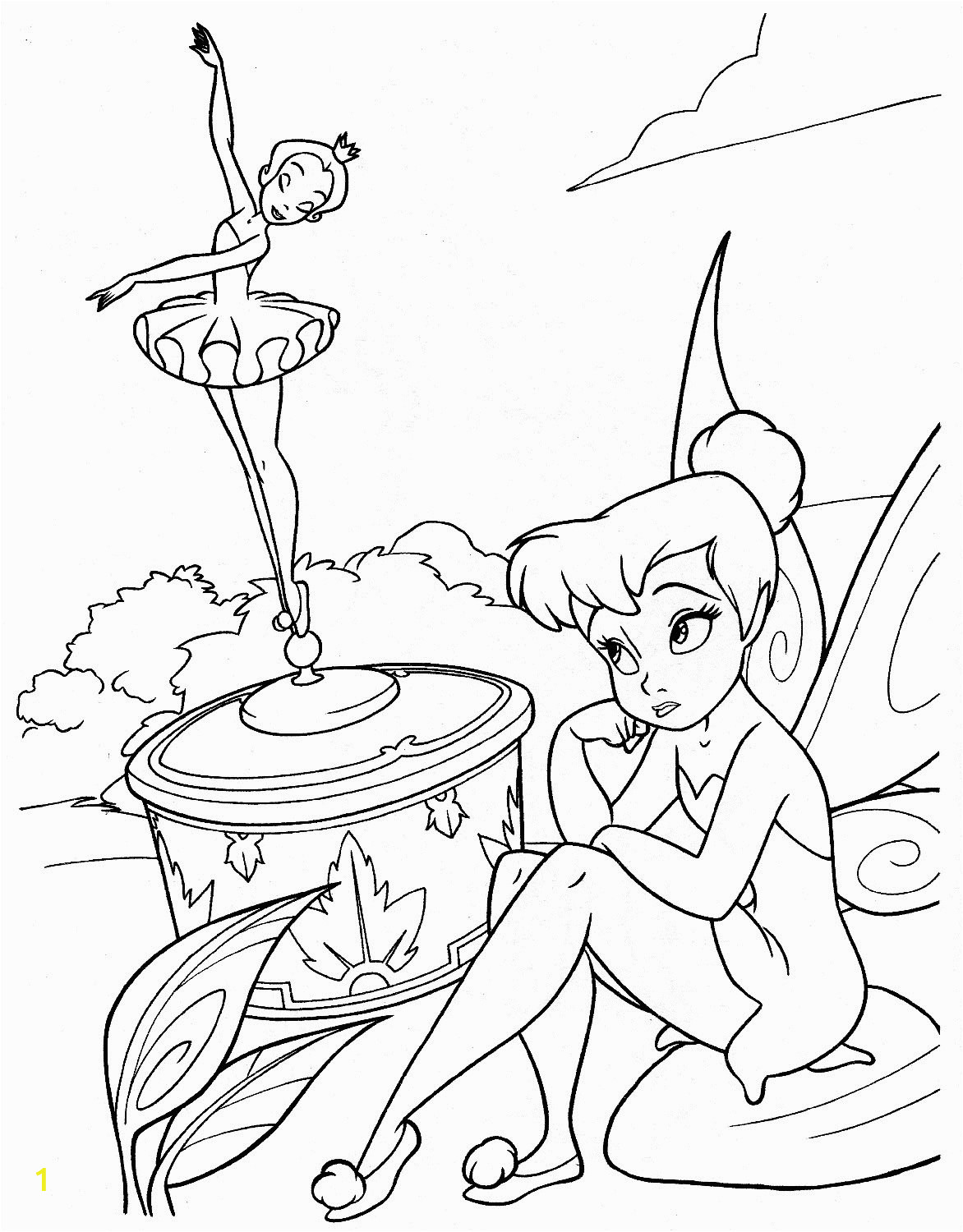 disney fairies coloring pages