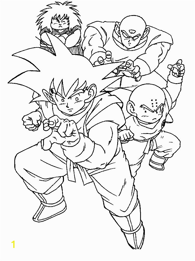 dragon ball z coloring pages