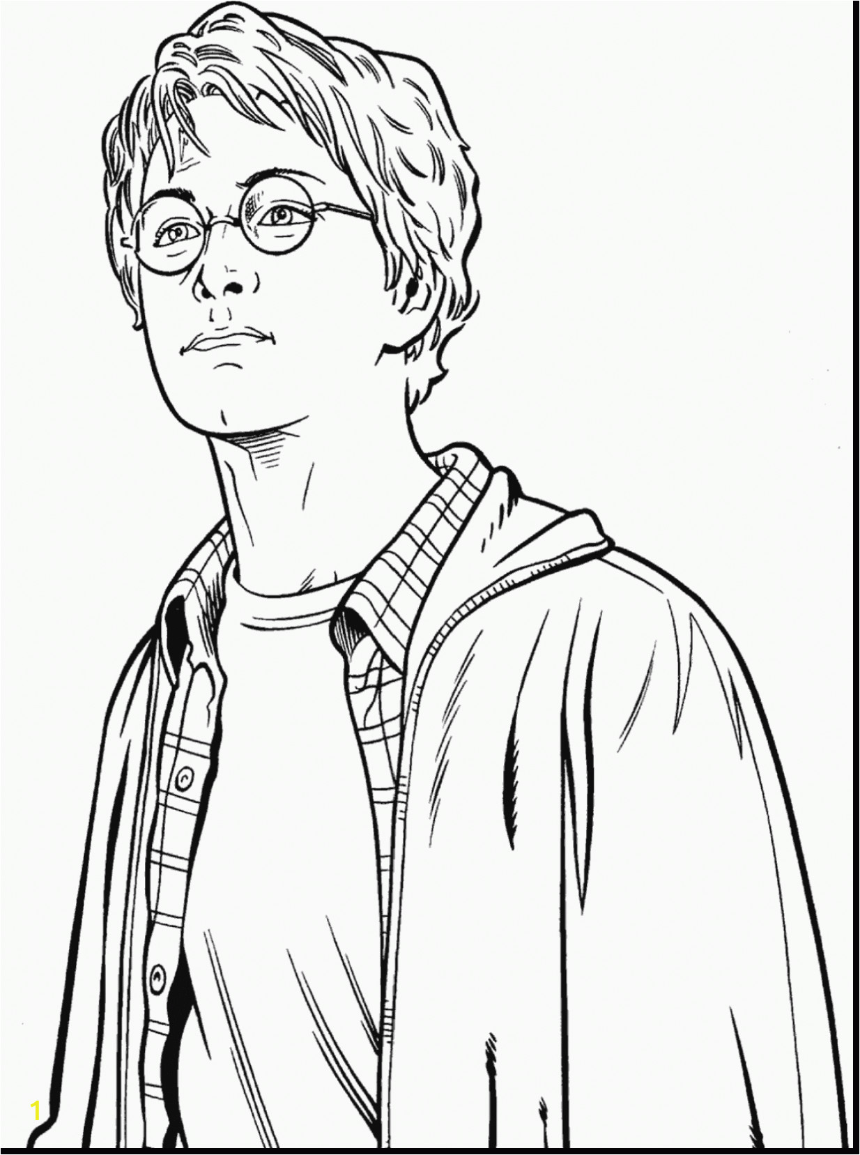 Free Printable Easy Harry Potter Coloring Pages Cool Harry Potter Coloring Page Free Printable Coloring