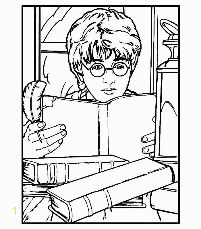 Free Printable Easy Harry Potter Coloring Pages Free Printable Harry Potter Coloring Pages for Kids