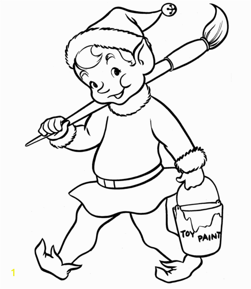 elf on the shelf coloring pages