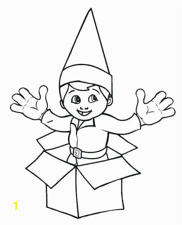 elf on the shelf coloring pages