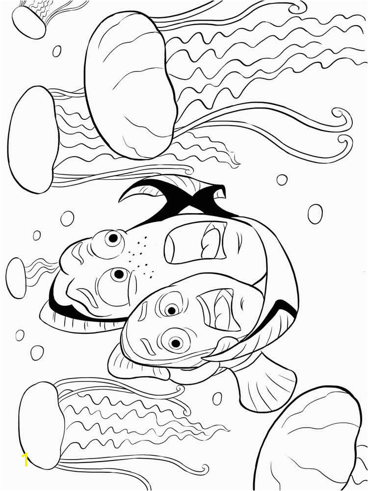 finding nemo coloring pages for kids