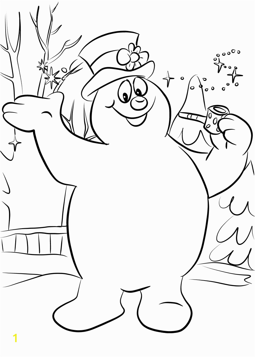 frosty the snowman coloring pages