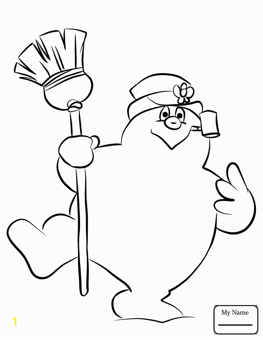 frosty the snowman coloring pages