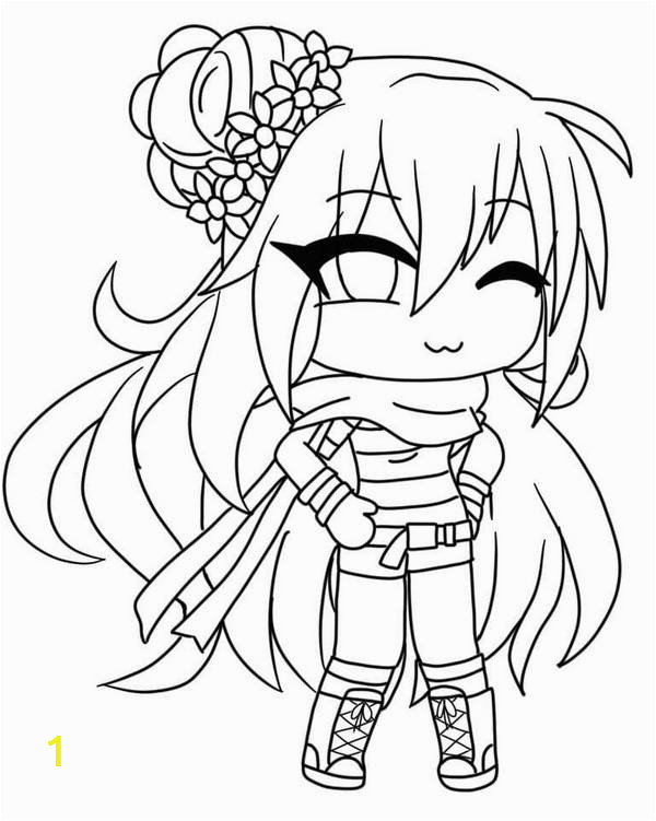 coloring pages gacha life