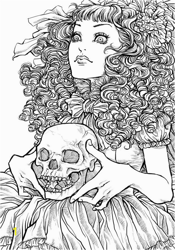 free printable halloween coloring pages adults