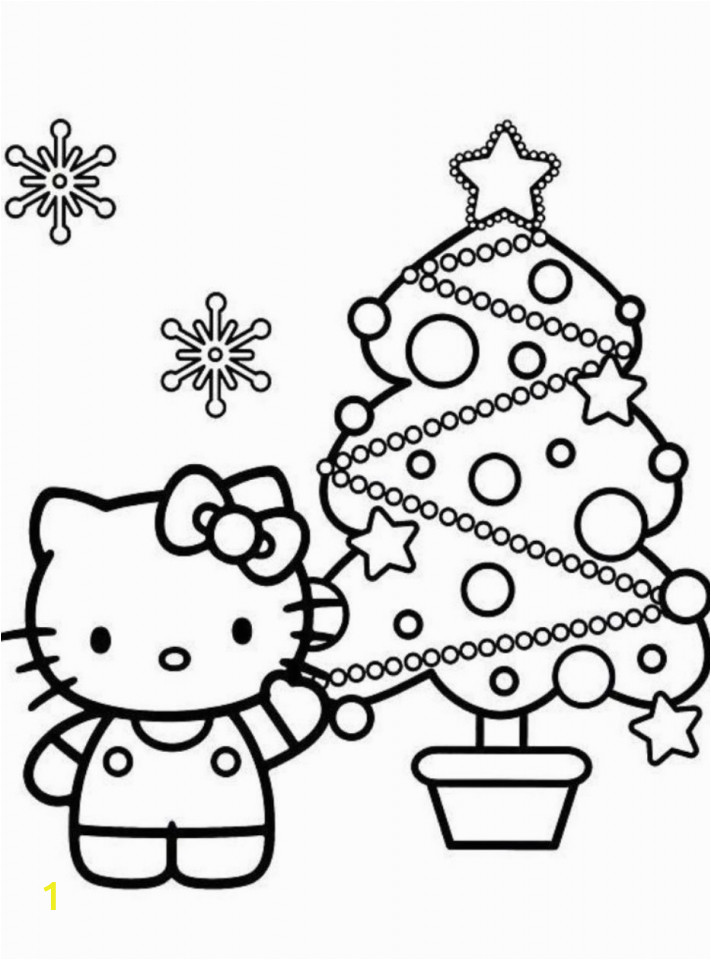 hello kitty coloring pages christmas n47cg