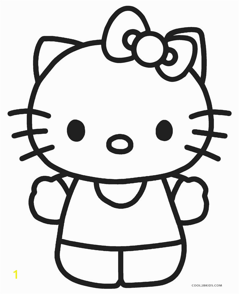 hello kitty coloring pages