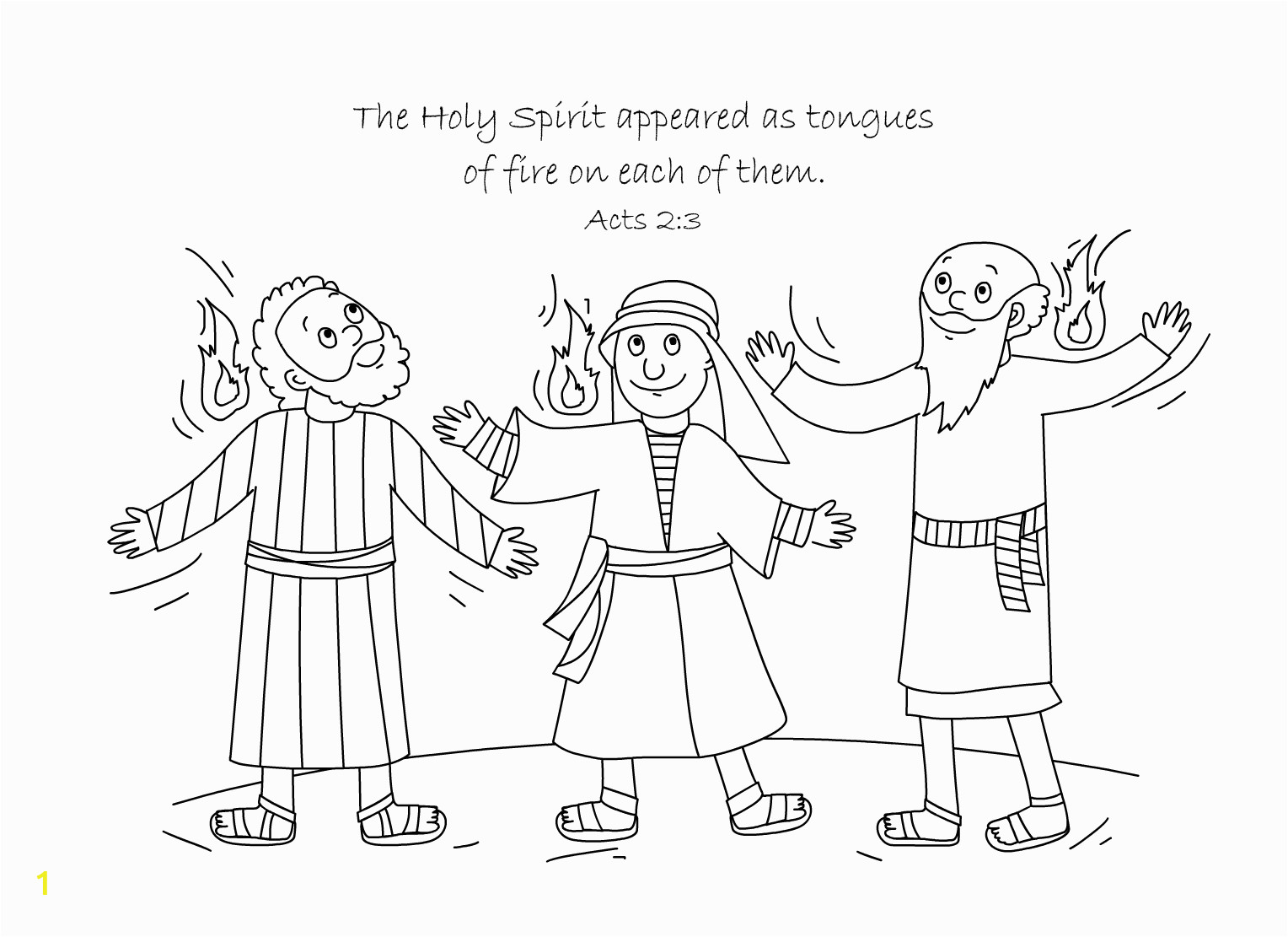 holy spirit coloring page