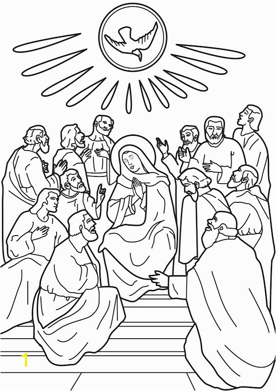 holy spirit coloring pages
