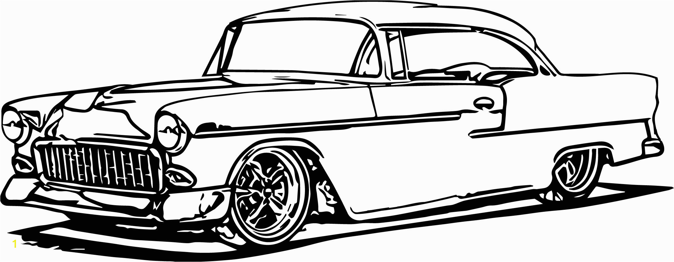 hot rod coloring pages to print