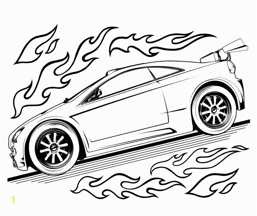 hot wheels coloring pages