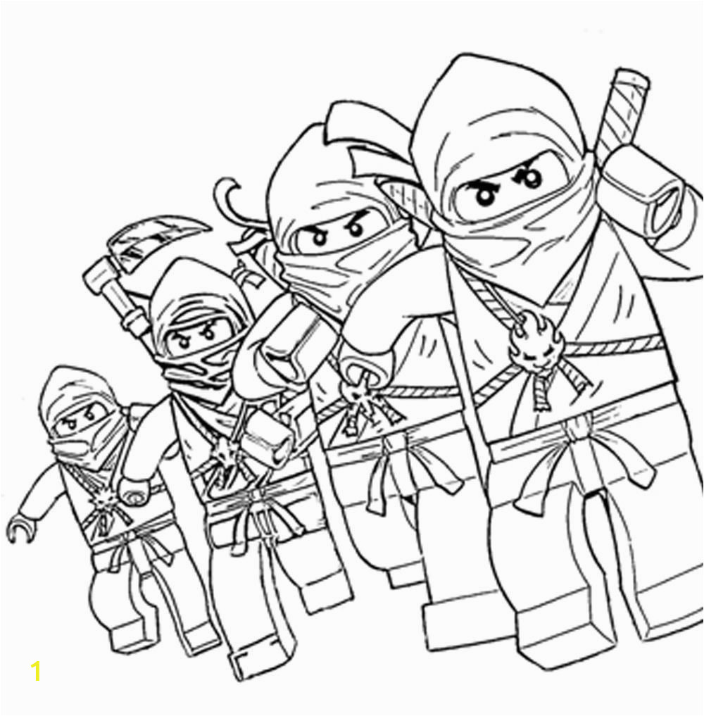 free printable lego ninjago coloring