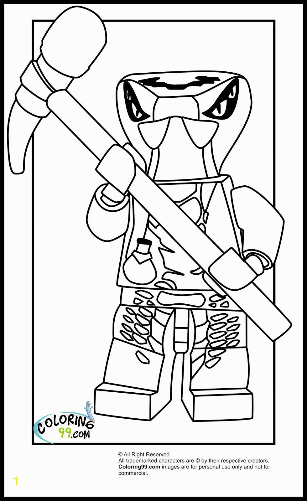 lego ninjago venomari coloring pages