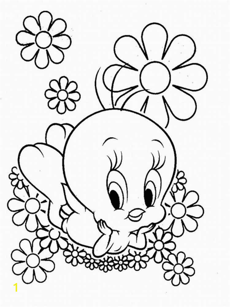 baby looney tunes coloring pages