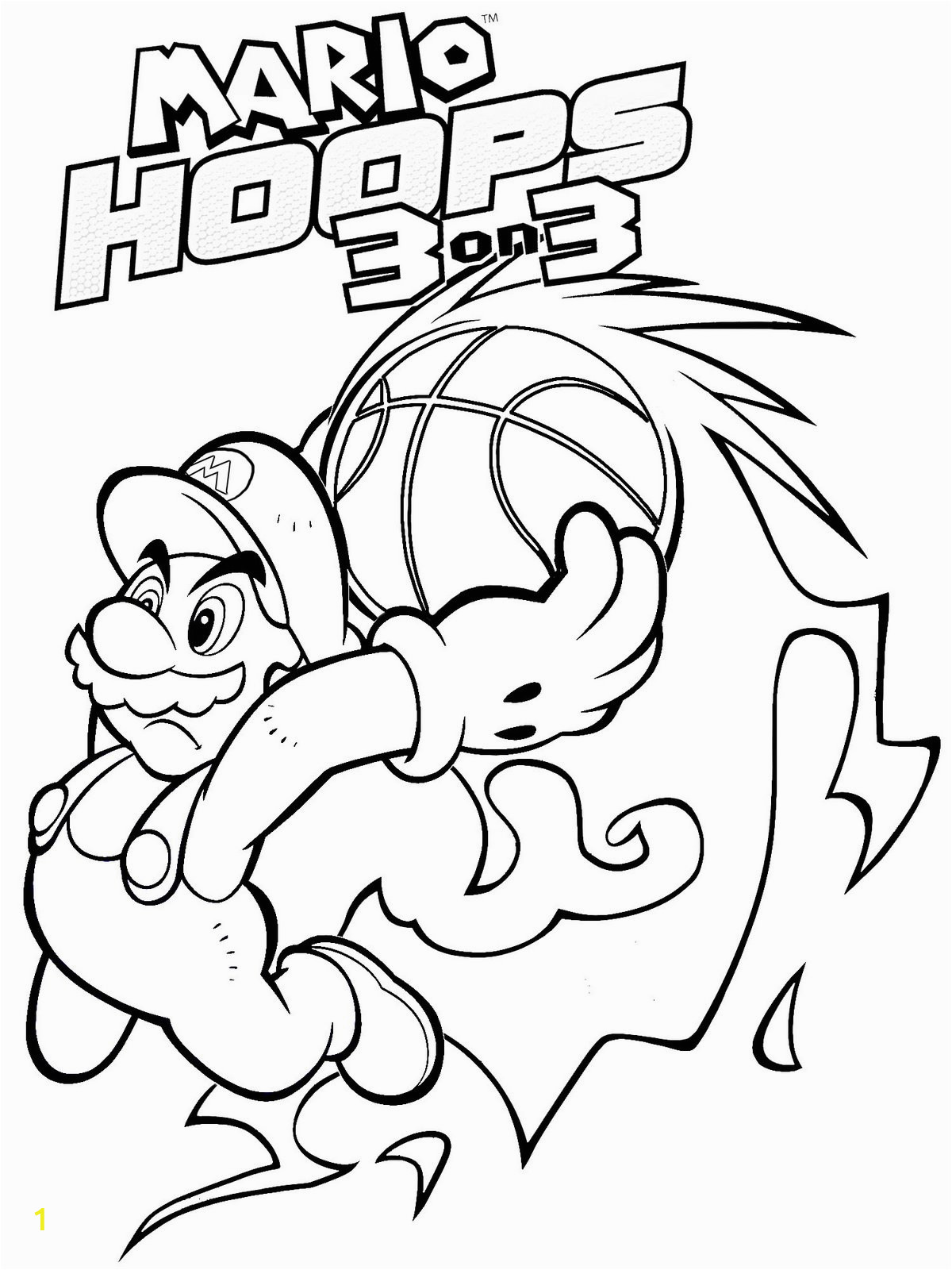 9 free mario bros coloring pages for
