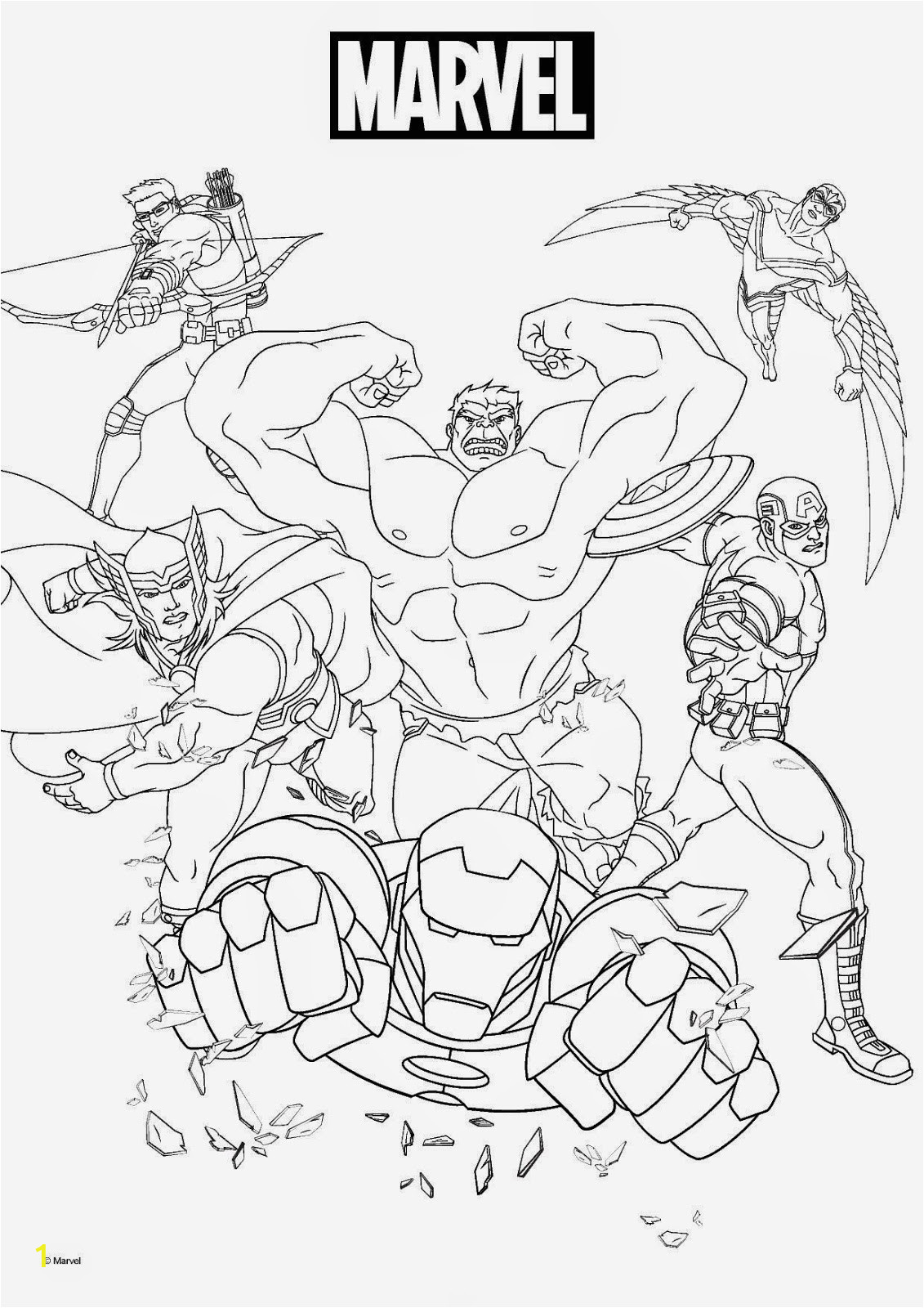 marvel coloring pages