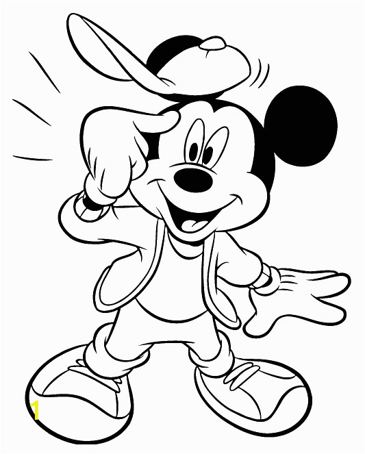 mickey mouse free printable coloring