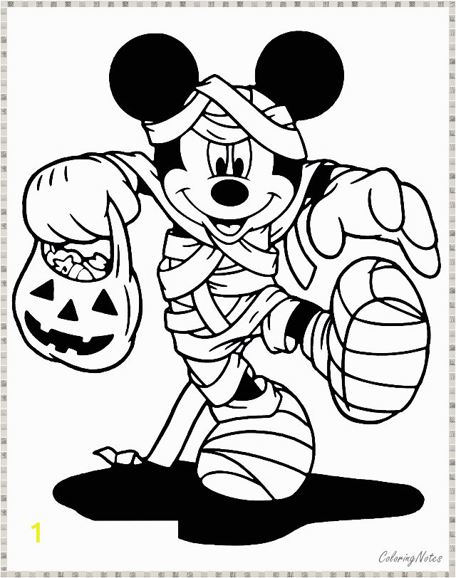 Free Printable Mickey Mouse Halloween Coloring Pages 17 Cute and Funny Disney Halloween Coloring Pages Free