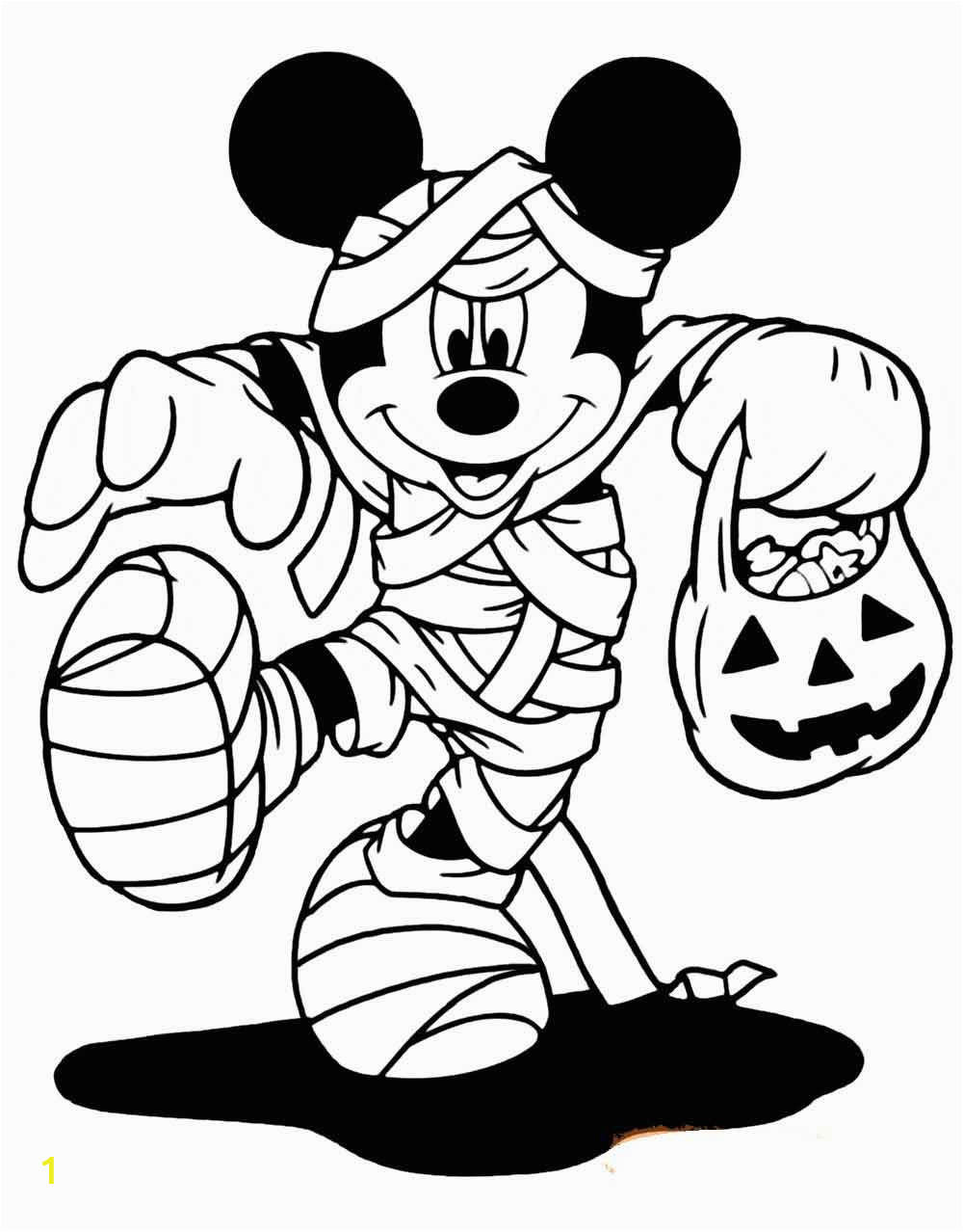 Free Printable Mickey Mouse Halloween Coloring Pages Mickey Mouse Halloween Coloring Pages Free Printable