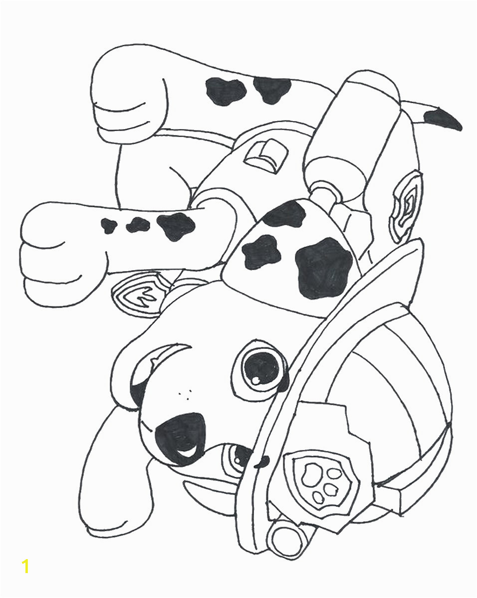 free coloring pages of paw patrol