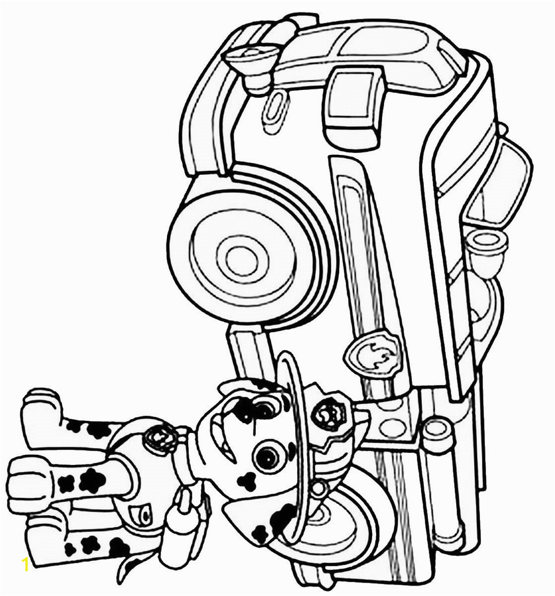 paw patrol coloring page