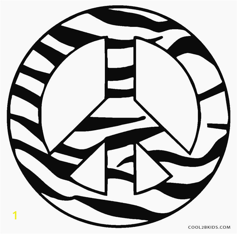 peace sign coloring pages