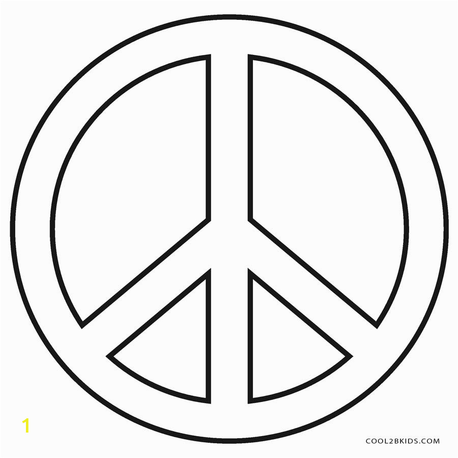 Free Printable Peace Sign Coloring Pages Free Printable Peace Sign Coloring Pages