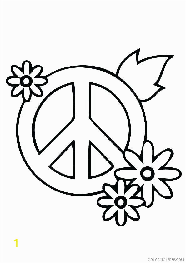 peace sign coloring pages for adults