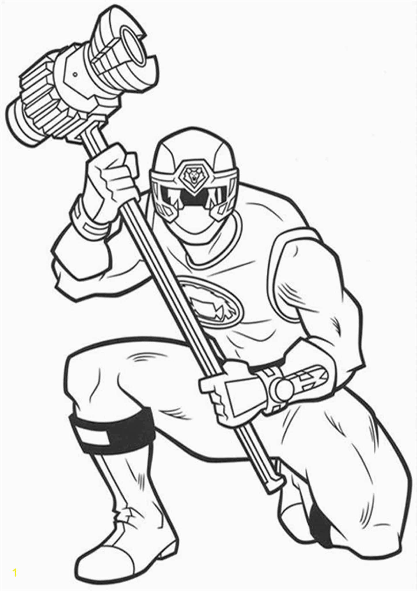 power rangers coloring pages