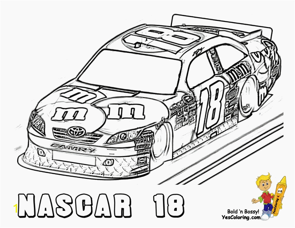 nascar coloring pages printable for boys