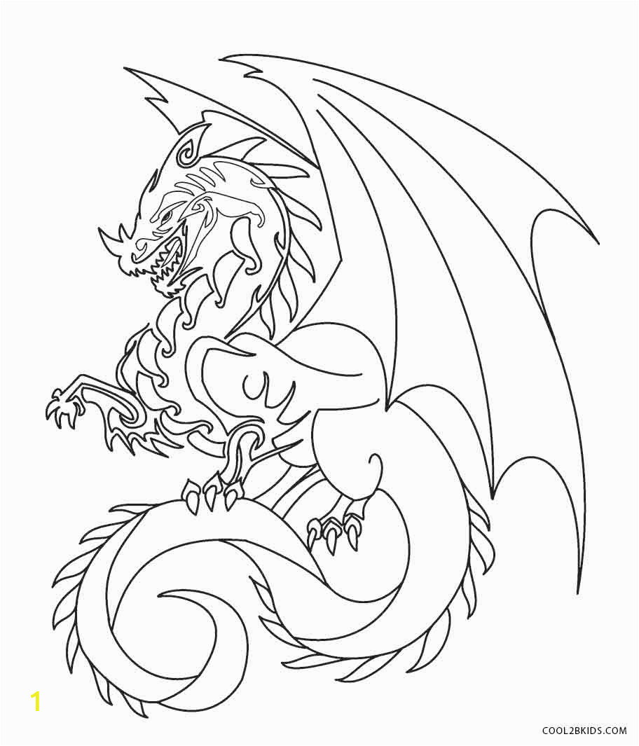 Free Printable Realistic Dragon Coloring Pages Printable Dragon Coloring Pages for Kids