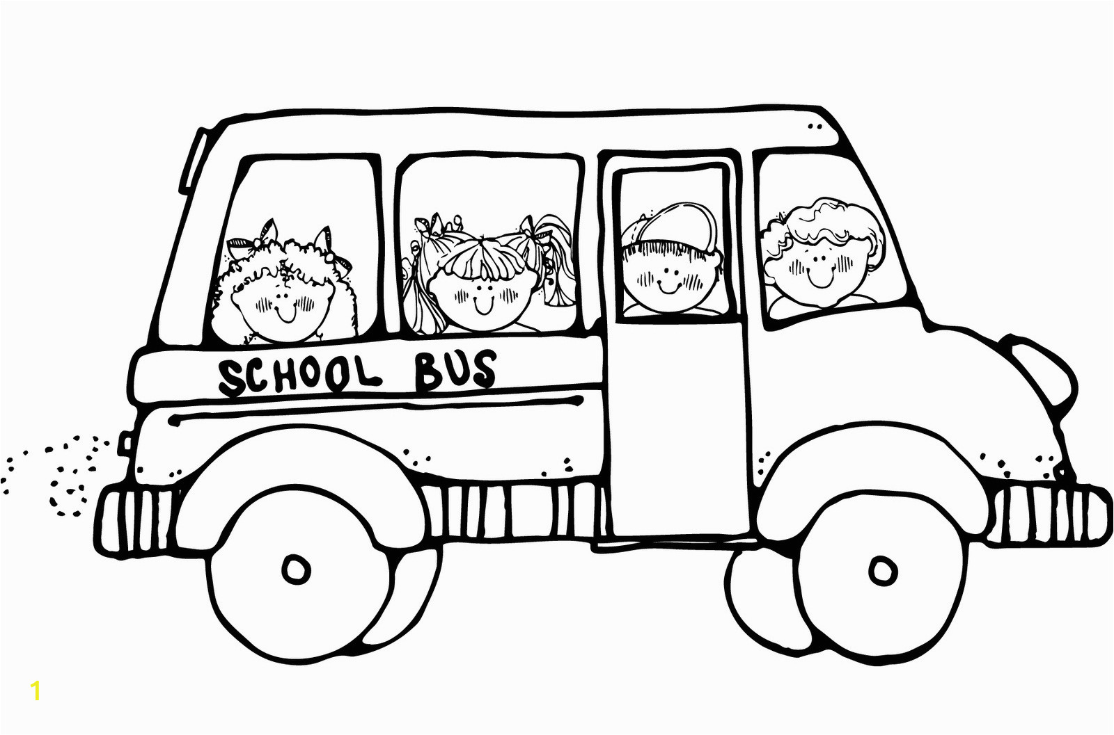 school bus coloring pages