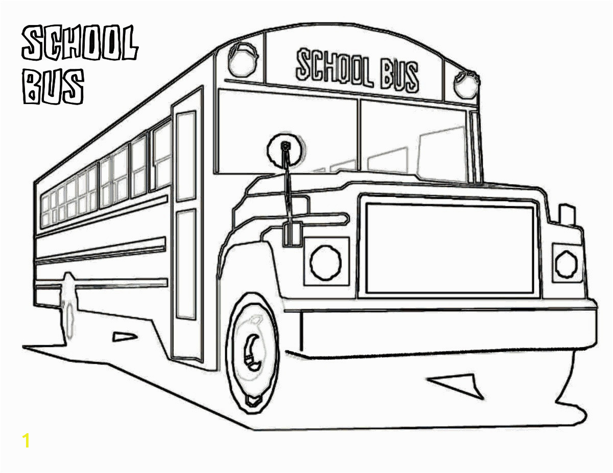 Free Printable School Bus Coloring Pages Free Printable School Bus Coloring Pages for Kids