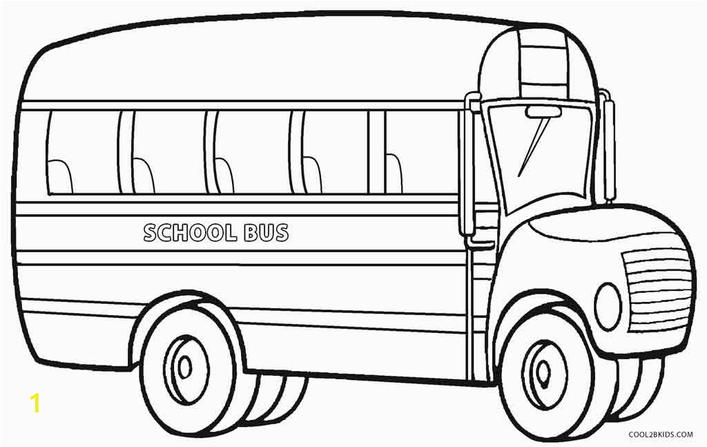 school bus coloring pages