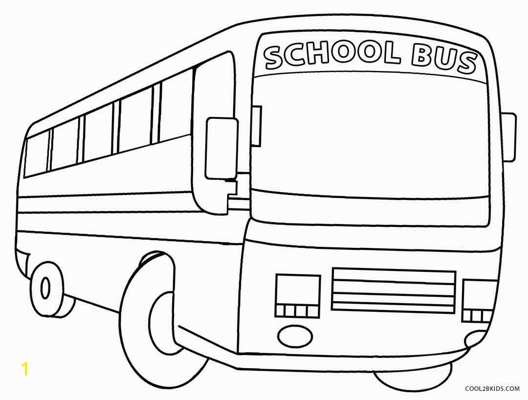 school bus coloring pages