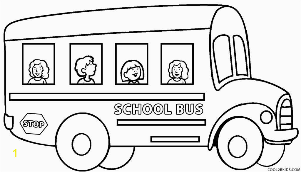 school bus coloring pages