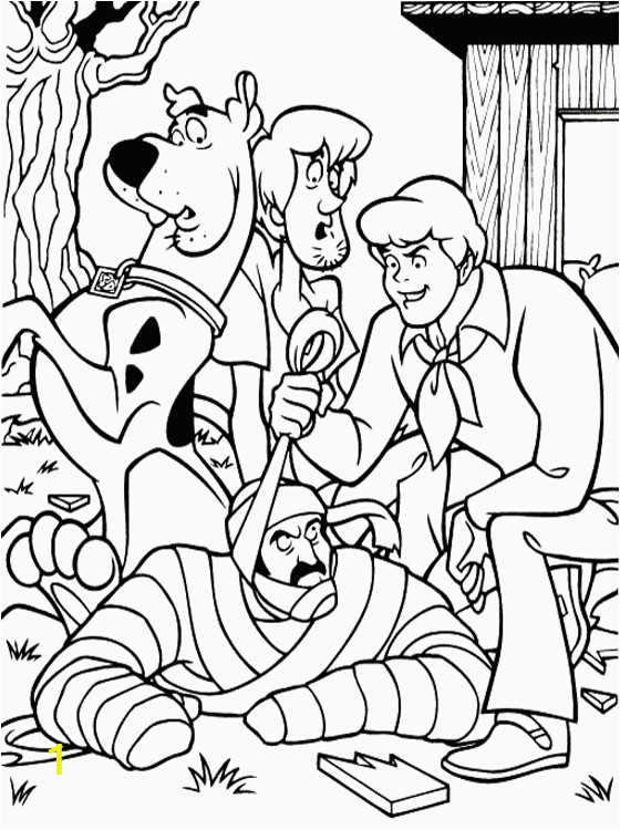 printable scooby doo coloring pages