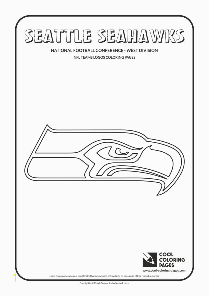 seattle seahawks nfl american football teams logos coloring pages